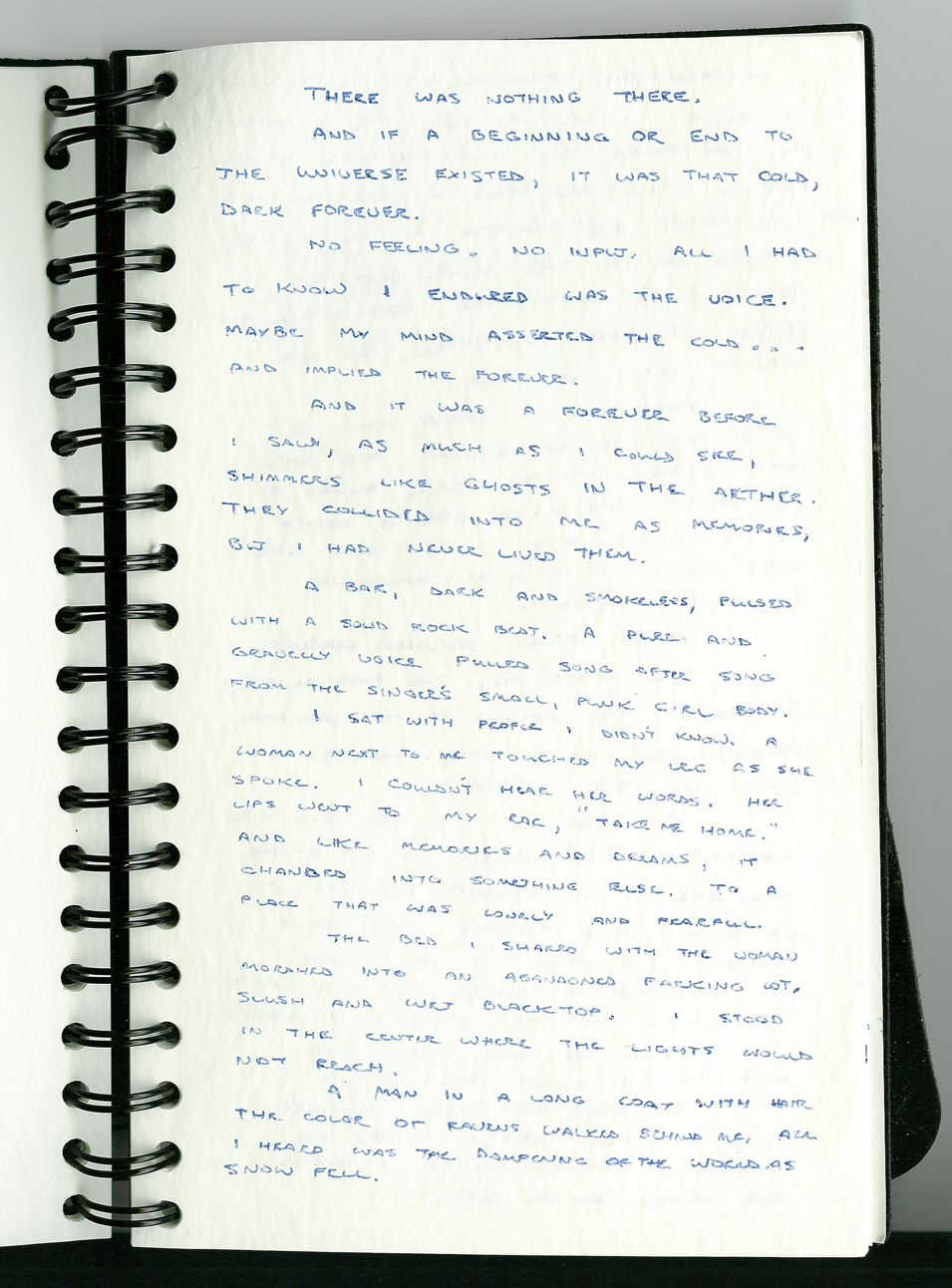 Early handwritten Veil journal artifact